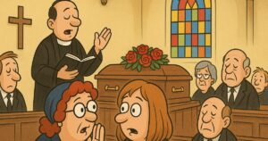 Kvinnen døde etter å ha født 25 barn. Men det som ble sagt i begravelsen? Jeg ler så jeg rister!