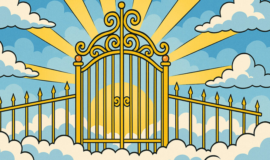 Trønderen, sunnmøringen og østlendingen står foran perleporten. Det som skjer? Jeg ler så tårene triller!