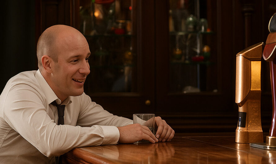 Mannen kommer inn i baren og ber om en gratis drink. Men det som skjer? Jeg ler så tårene triller!