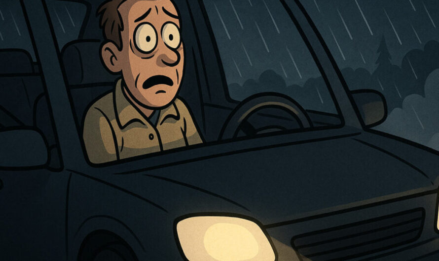 Han haiket i uværet. Men det som skjedde? Jeg klarer ikke å slutte å le!