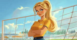 Blondinnen fikk seg ny jobb som gymlærer. Da ble det fort litt misforståelser!