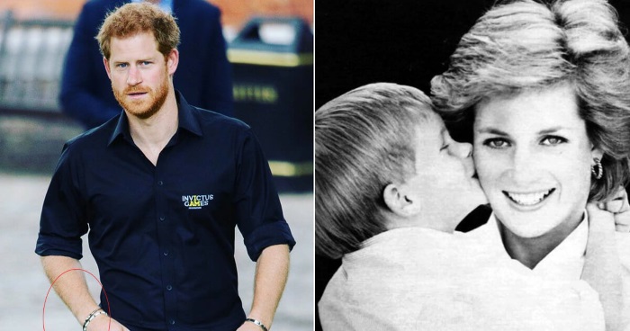 Uventet detalj i bildet av prins Harry: Ser du hyllesten til mamma Diana?