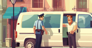 Varebilen ble stoppet av politiet. Det mannen har i baksetet? Jeg ler så tårene triller!