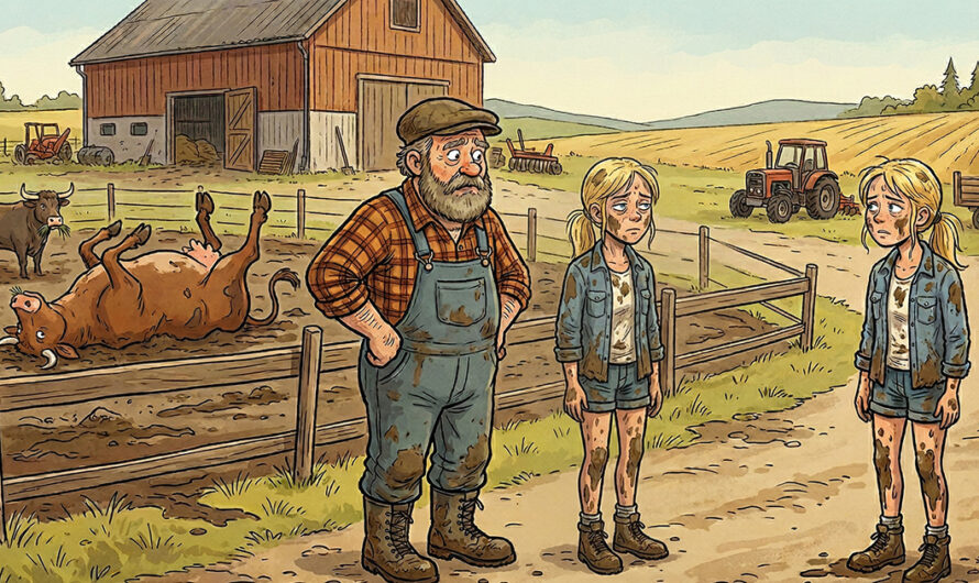 Blondinene fikk jobb på bondegården. Hvordan det gikk? Jeg ler så tårene triller!