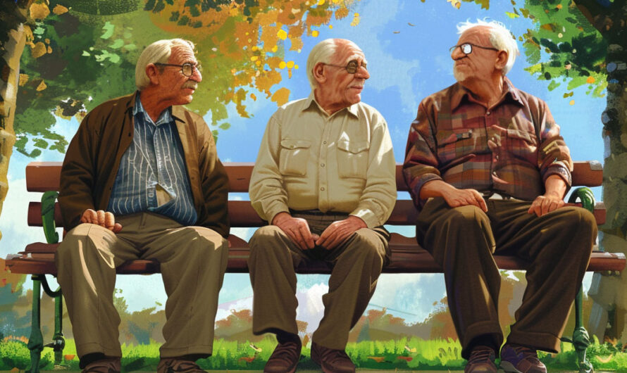 3 gamle menn satt og klaget til hverandre. Men det 90-åringen sa? Jeg ler så tårene triller!