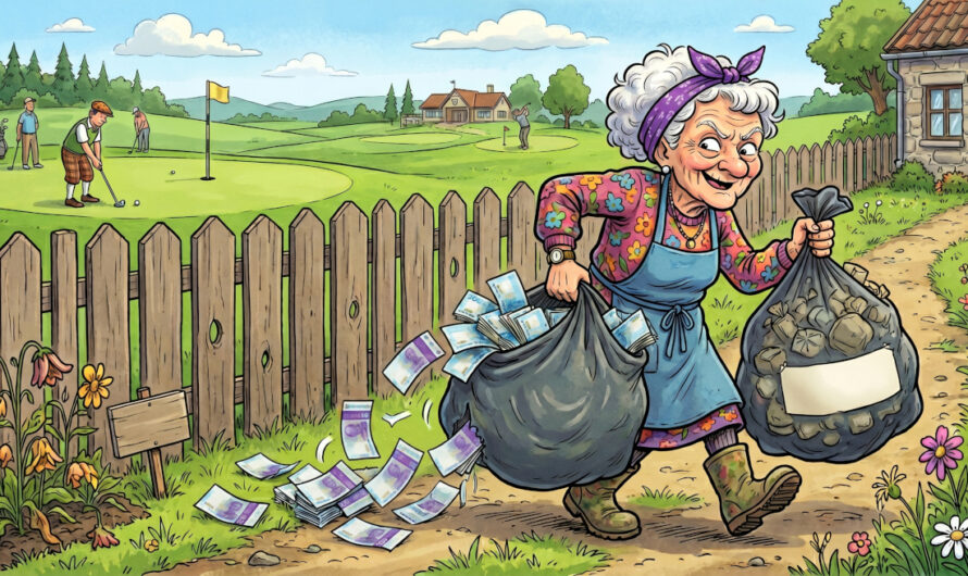 Den eldre damen hadde 2 søppelsekker. Når politimannen spurte? Jeg ler så tårene triller!