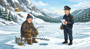 Politimannen kom forbi. Det som skjedde? Jeg ler så tårene triller!